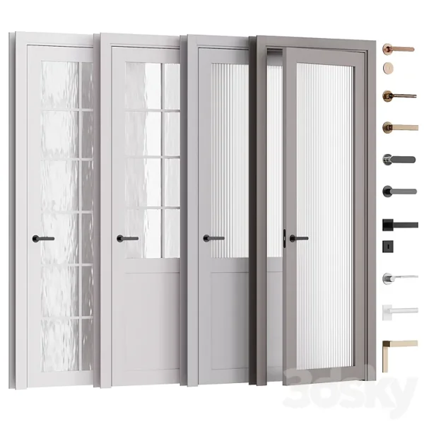 3DSky - Interior Doors with Frame and Fittings - Image 5