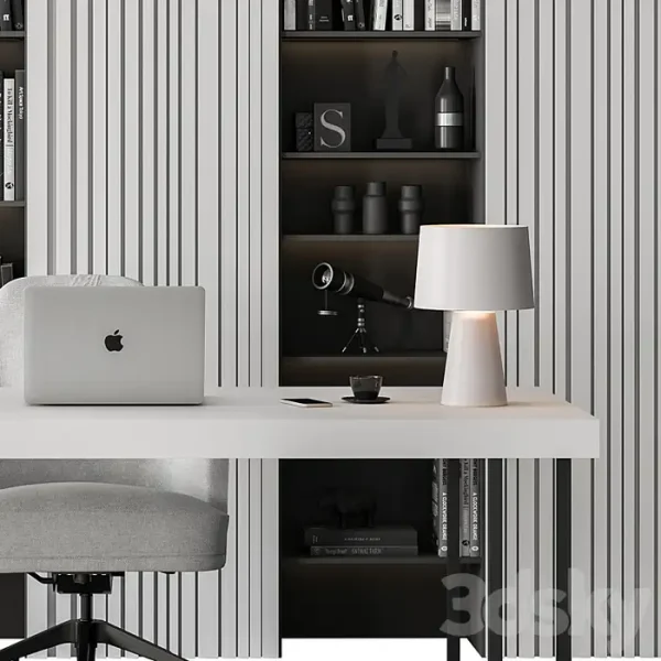 3DSky - Boss Desk Office Furniture 445 - Image 2