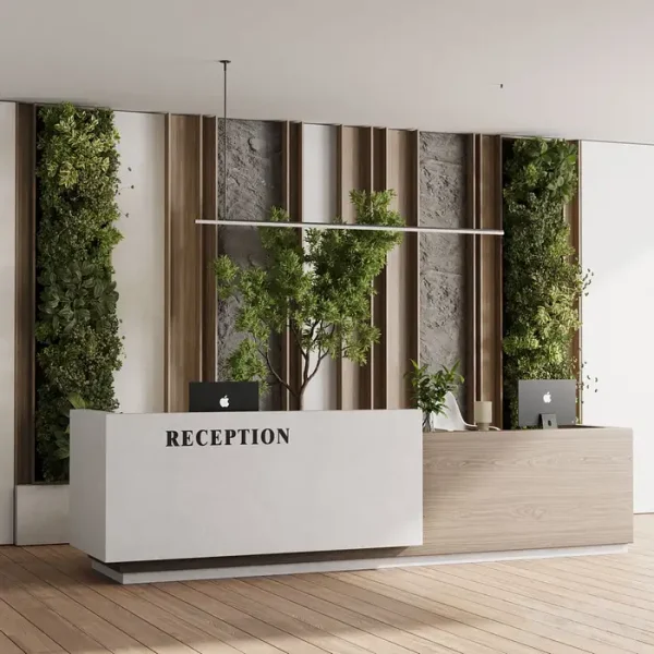 3DSky - Reception Desk and Wall Decor Office Furniture 22 - Image 3