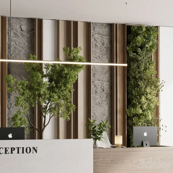 3DSky - Reception Desk and Wall Decor Office Furniture 22 - Image 4