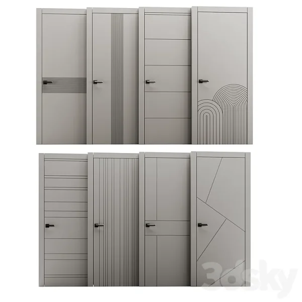 3DSky - Set of Interior Doors LINEA - Image 3