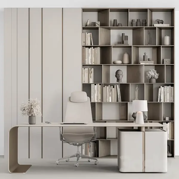 3DSky - Boss Desk Office Furniture 484