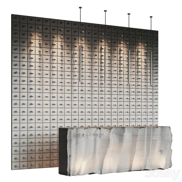 3DSky - Reception Desk Natural Rock 2 - Image 5