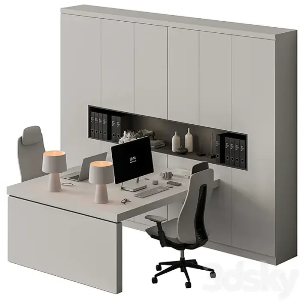 3DSky - Employee Set Office Furniture 504 - Image 4