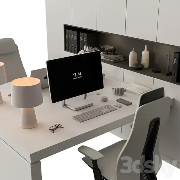 3DSky - Employee Set Office Furniture 504 - Image 2