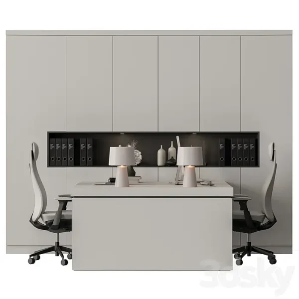 3DSky - Employee Set Office Furniture 504 - Image 3