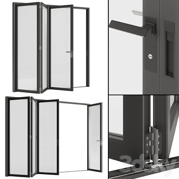 3DSky - Folding Sliding Metal Doors Windows