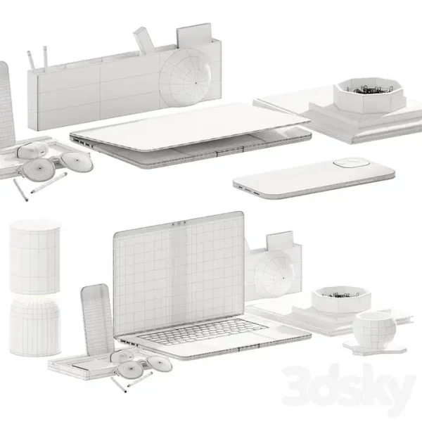 3DSky - Decorative Set on the Desktop - Image 5