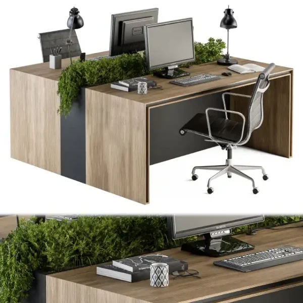 3DSky - Office Furniture Employee Set 17