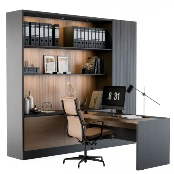 3DSky - Office Furniture Manager Set 04 - Image 2