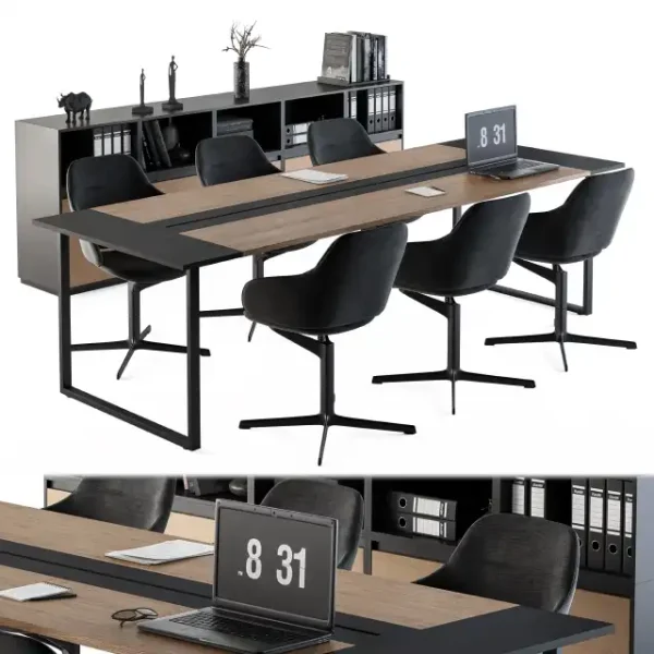 3DSky - Meeting Table with Office Chair 06 - Image 2
