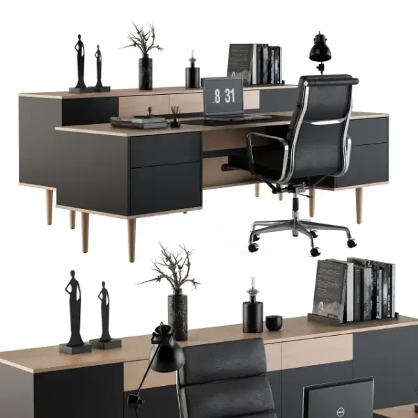 3DSky - Office Furniture Manager Set 10 - Image 2