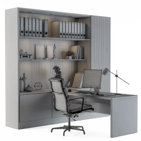 3DSky - Office Furniture Manager Set 04 - Image 5