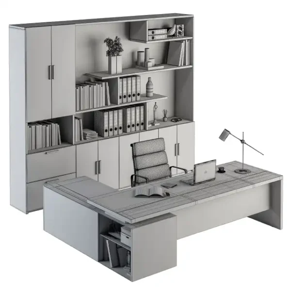 3DSky - Office Furniture Manager Set 18 - Image 4