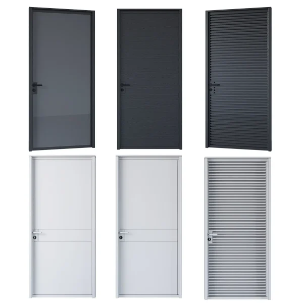 3DSky - Black Modern Doors - Image 2