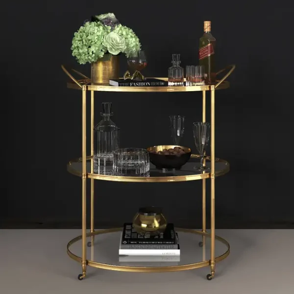 3DSky - Arteriors Connaught Bar Trolley
