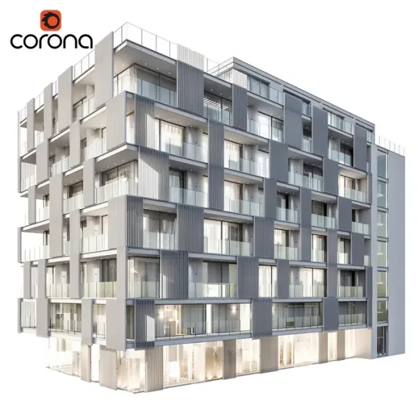 3DSky - Modern Residential Building 04 - Image 2