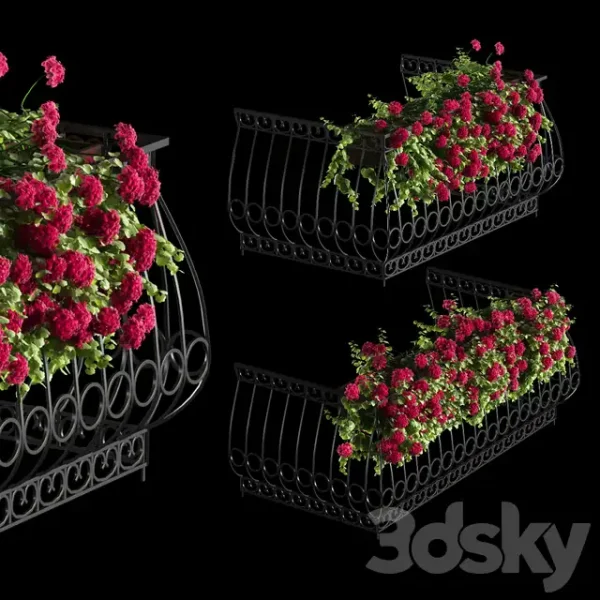 3DSky - Plant Geranium for The Facade