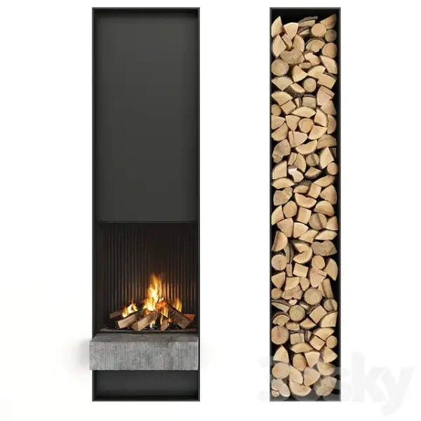 3DSky - Fireplace and Firewood