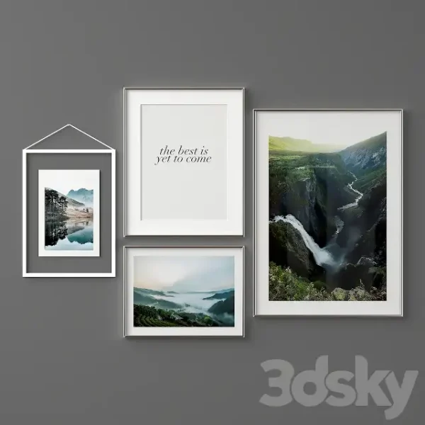 3DSky - Poster Set Green Mountains - Image 2