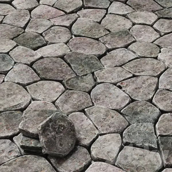 3DSky - Rock Stone Paving Wall Road - Image 2