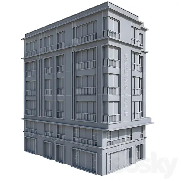3DSky - Modern Residential Building 21 - Image 3