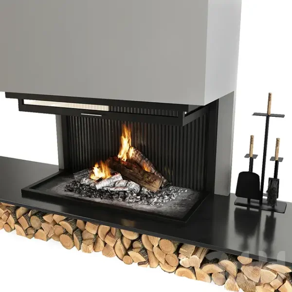 3DSky - Fireplace and Accessories 1 - Image 3