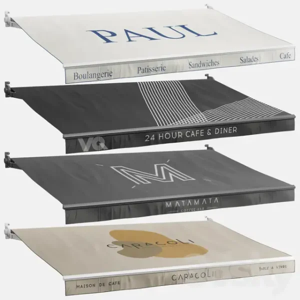 3DSky - Awnings Set 1 Cafe