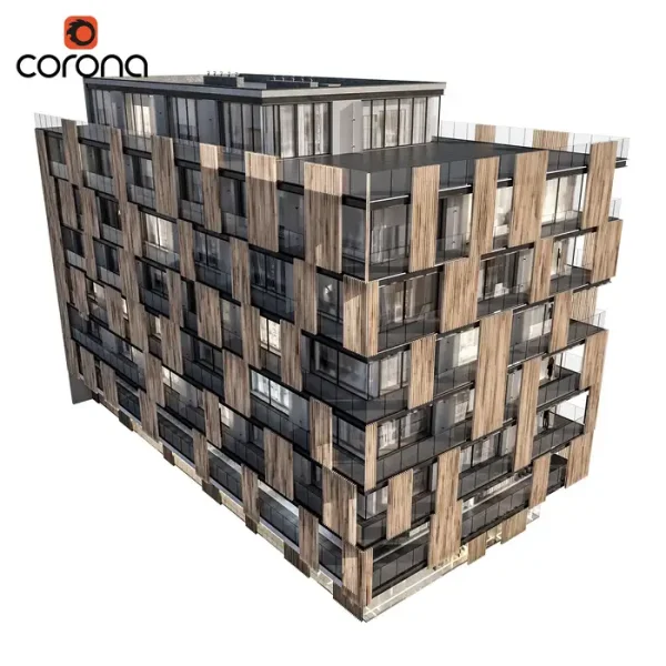 3DSky - Modern Residential Building 04 - Image 3