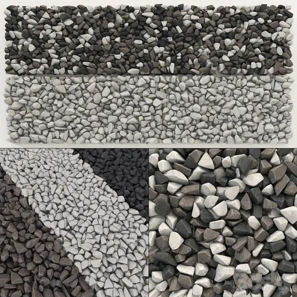 3DSky - Rock Brown White Black Stone N1 Rock Brown White Black Stone