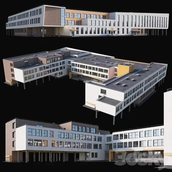 3DSky - Modern School Building - Image 2