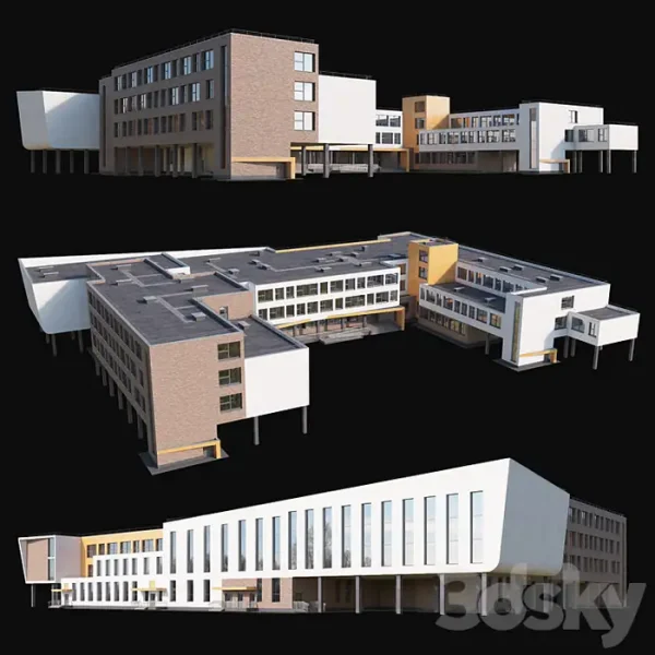 3DSky - Modern School Building - Image 3