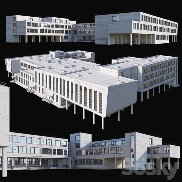 3DSky - Modern School Building - Image 4