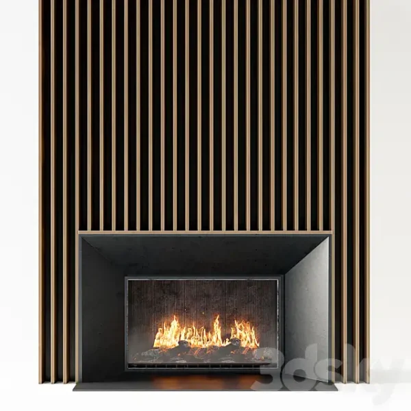 3DSky - Fireplace Modern 58 - Image 3