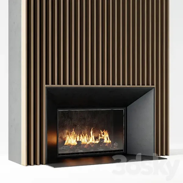3DSky - Fireplace Modern 58 - Image 2