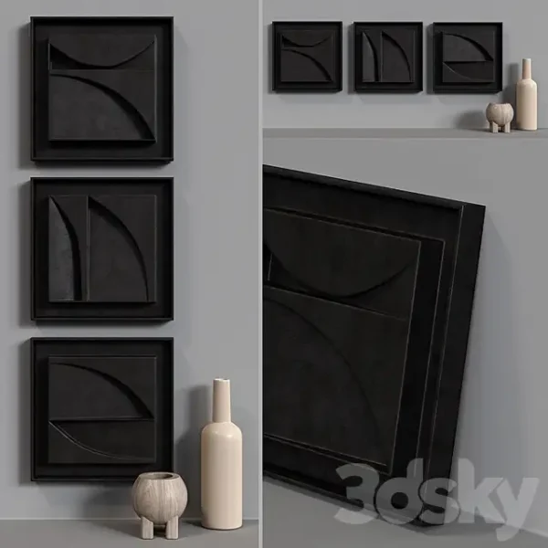 3DSky - Decorative Set BITTER CHOCOLATE - Image 2