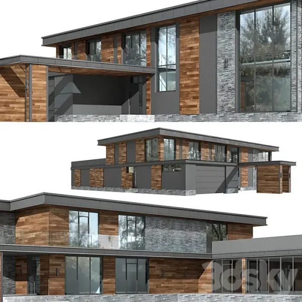 3DSky - House in the Wright Style