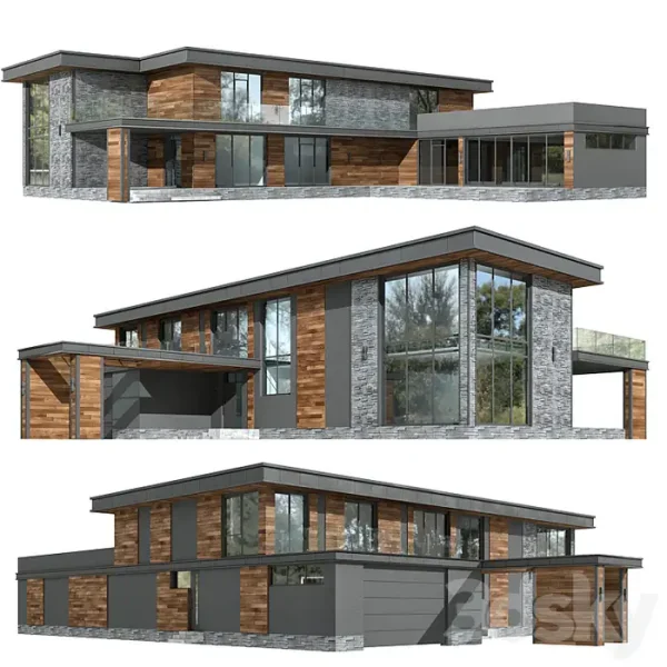 3DSky - House in the Wright Style - Image 2