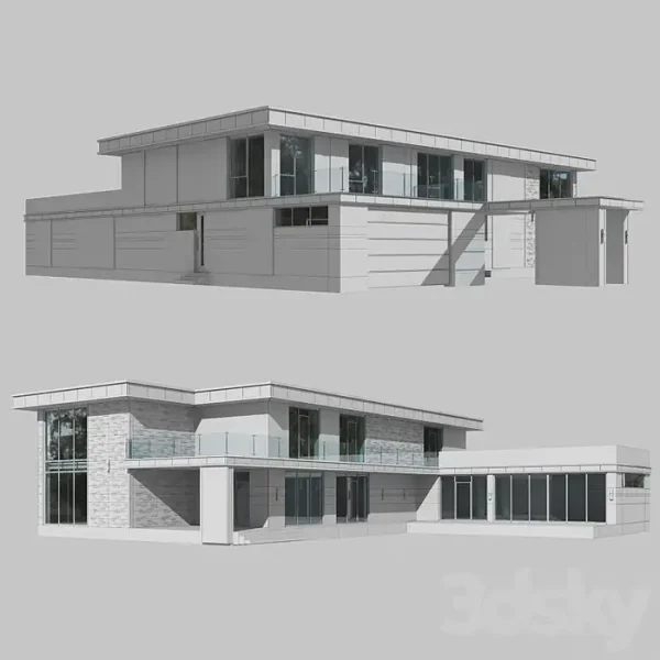 3DSky - House in the Wright Style - Image 5