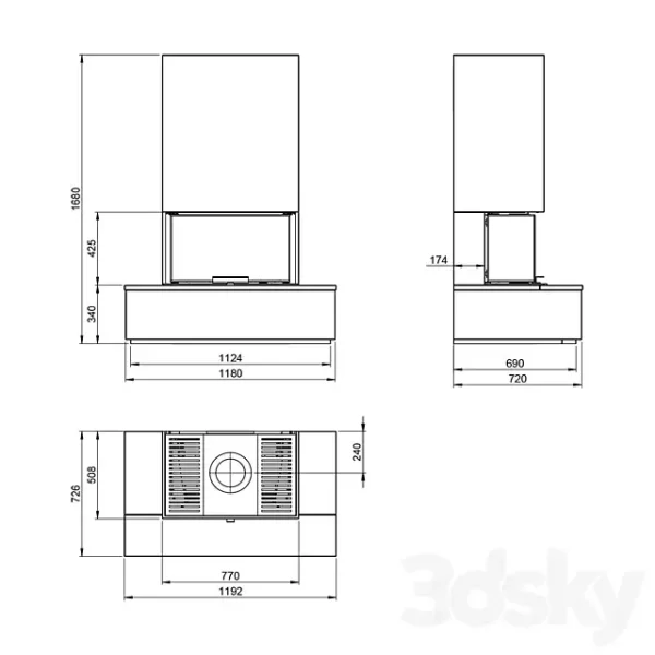 3DSky - Fireplace Nordpeis - Image 5