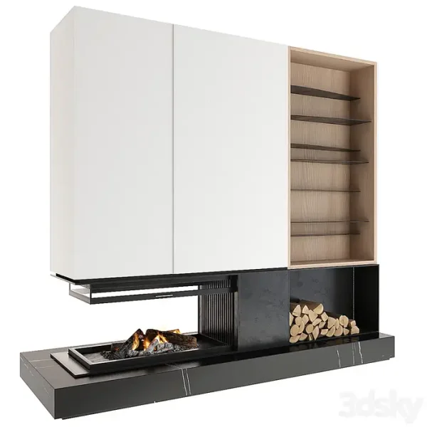 3DSky - Fireplace 01