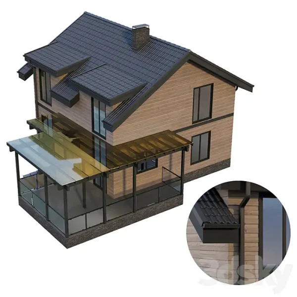 3DSky - Country Cottage with Terrace - Image 4