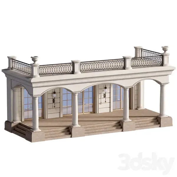 3DSky - Entrance to the House Porch - Image 2
