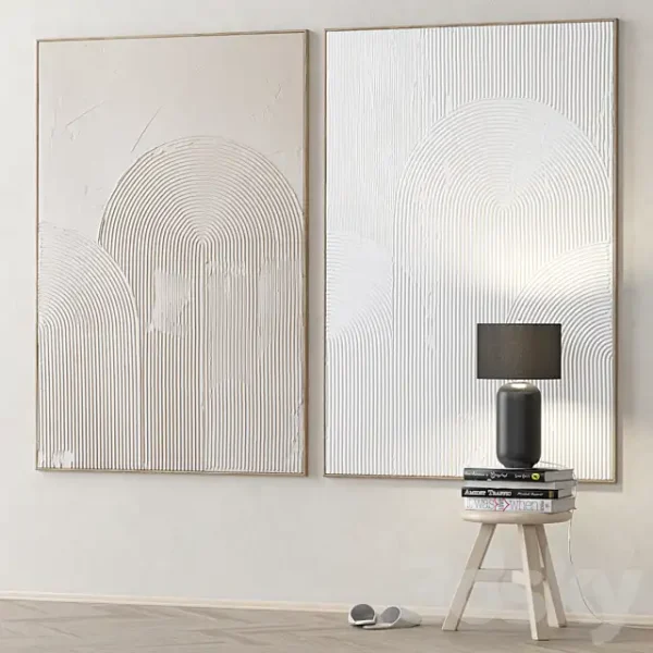 3DSky - Abstract Arch Plaster Wall Art C 226