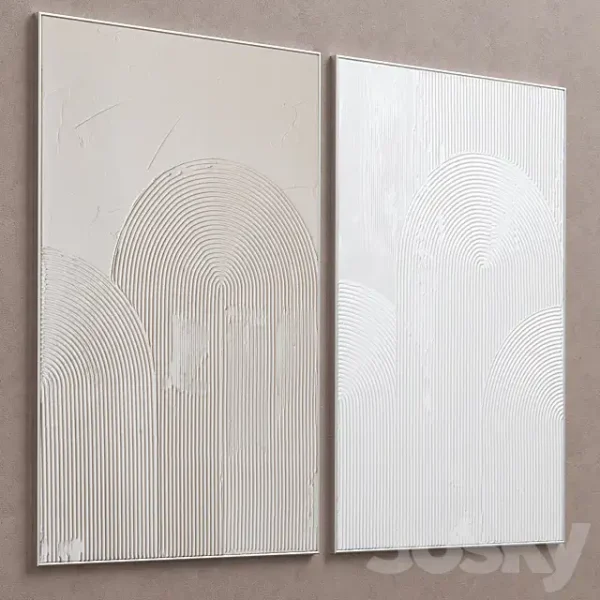 3DSky - Abstract Arch Plaster Wall Art C 226 - Image 2