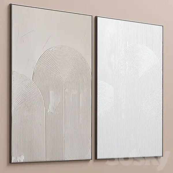 3DSky - Abstract Arch Plaster Wall Art C 226 - Image 3
