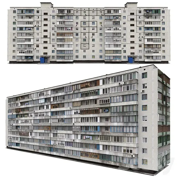 3DSky - Residential Building Soviet Era