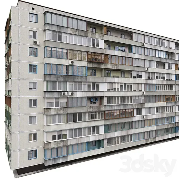 3DSky - Residential Building Soviet Era - Image 2