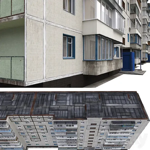 3DSky - Residential Building Soviet Era - Image 3
