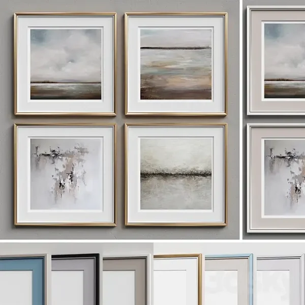 3DSky - Nice Picture Frames Set 217